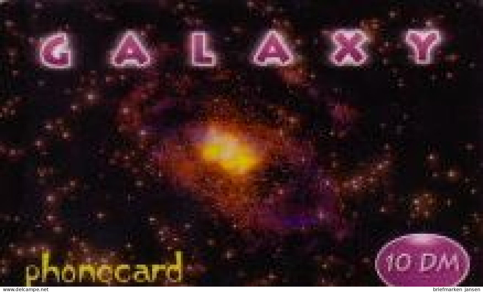 Calling Card, Galaxy, Weltraum, 10 DM - Sin Clasificación