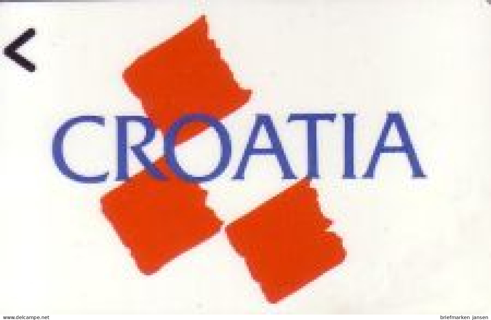 Telefonkarte Kroatien, Landesfarben, 50 - Non Classés