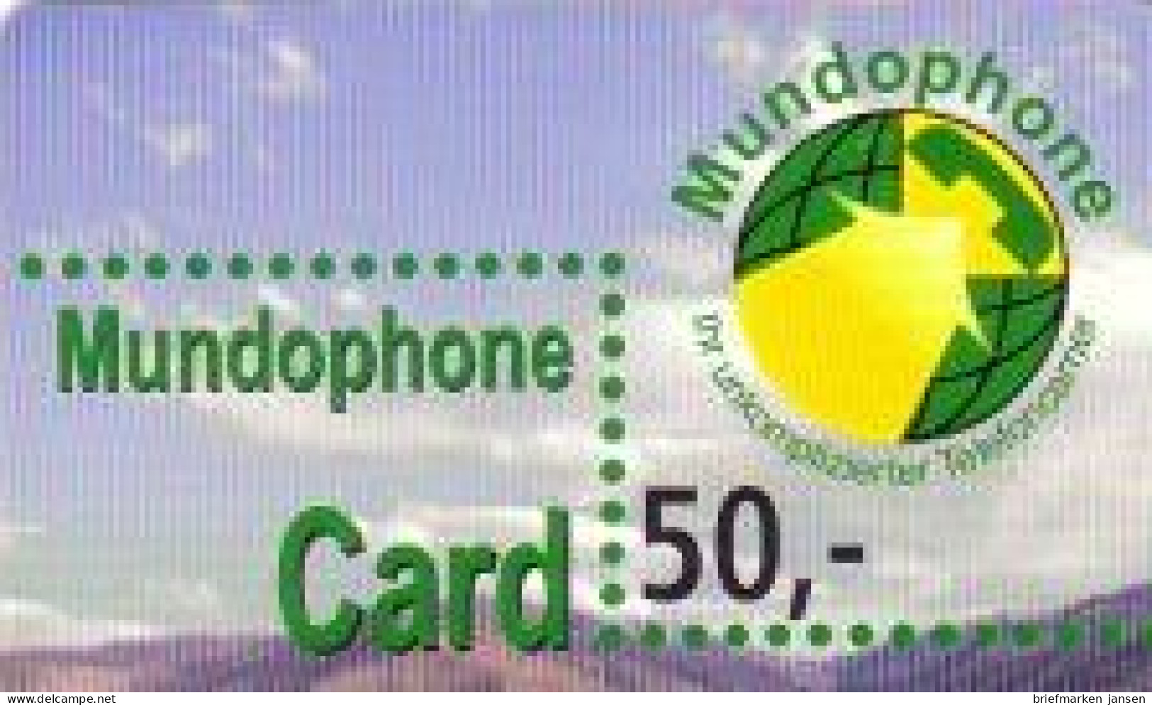 Calling Card, Mundophone, Gebirge, 50,- - Unclassified