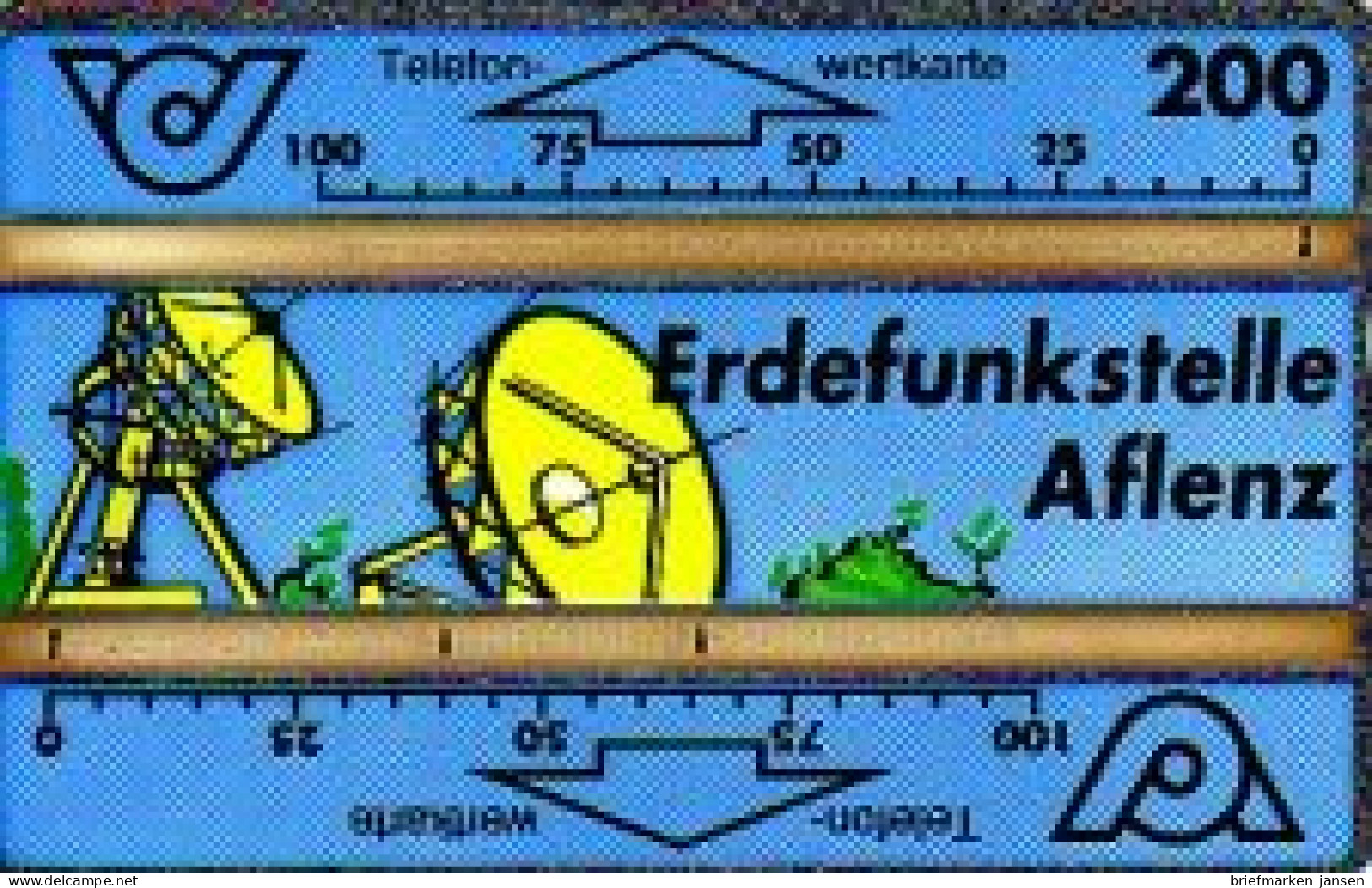 Telefonkarte Österreich, Erdefunkstelle Aflenz, 200 - Non Classés