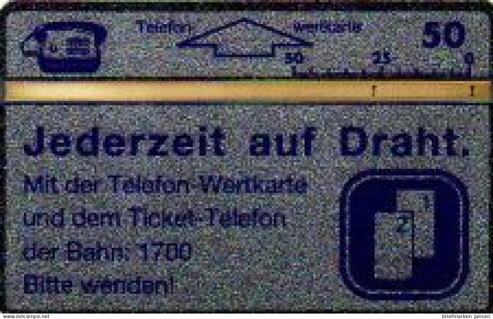 Telefonkarte Österreich, Jederzeit Auf Draht, Ticket-Telefon, 50 - Ohne Zuordnung