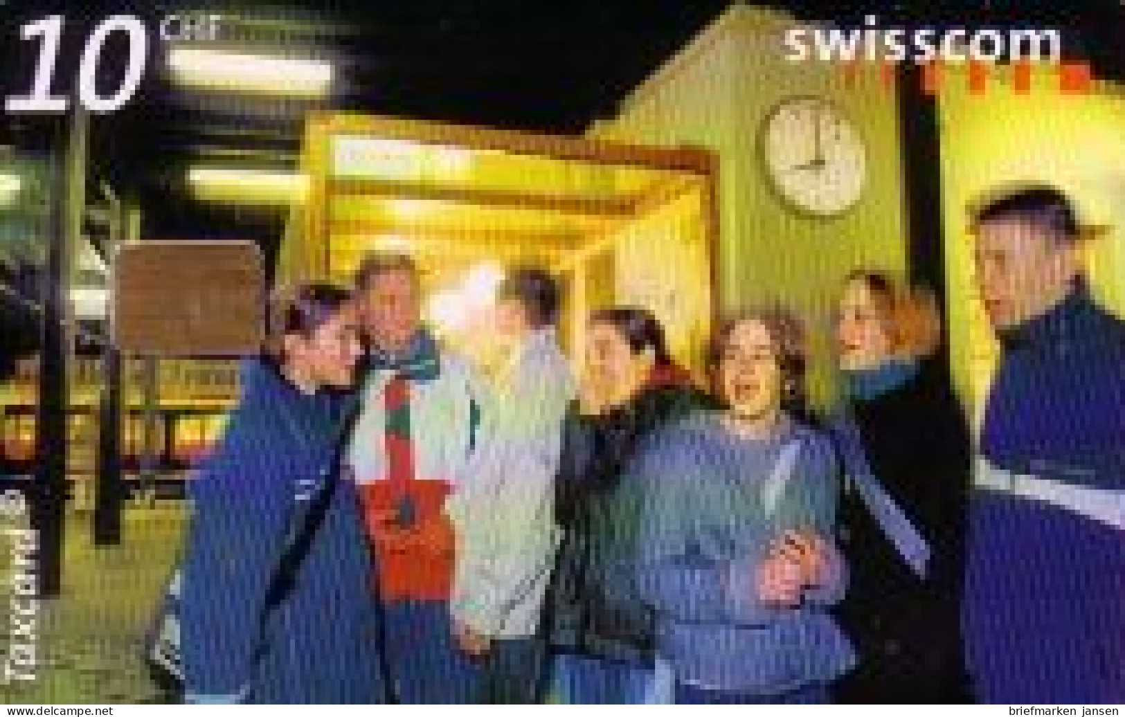 Telefonkarte Schweiz, Teenager Treffpunkt, 10 - Ohne Zuordnung