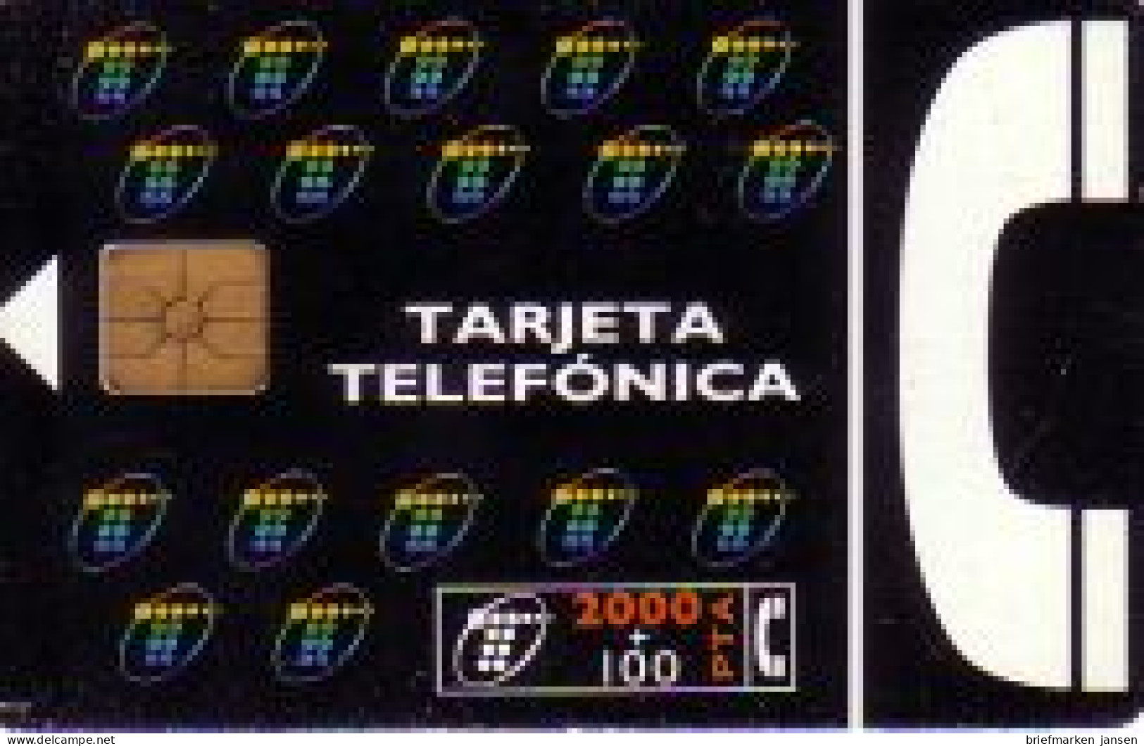 Telefonkarte Spanien, Tarjeta Telefónica, 2000+100 - Ohne Zuordnung