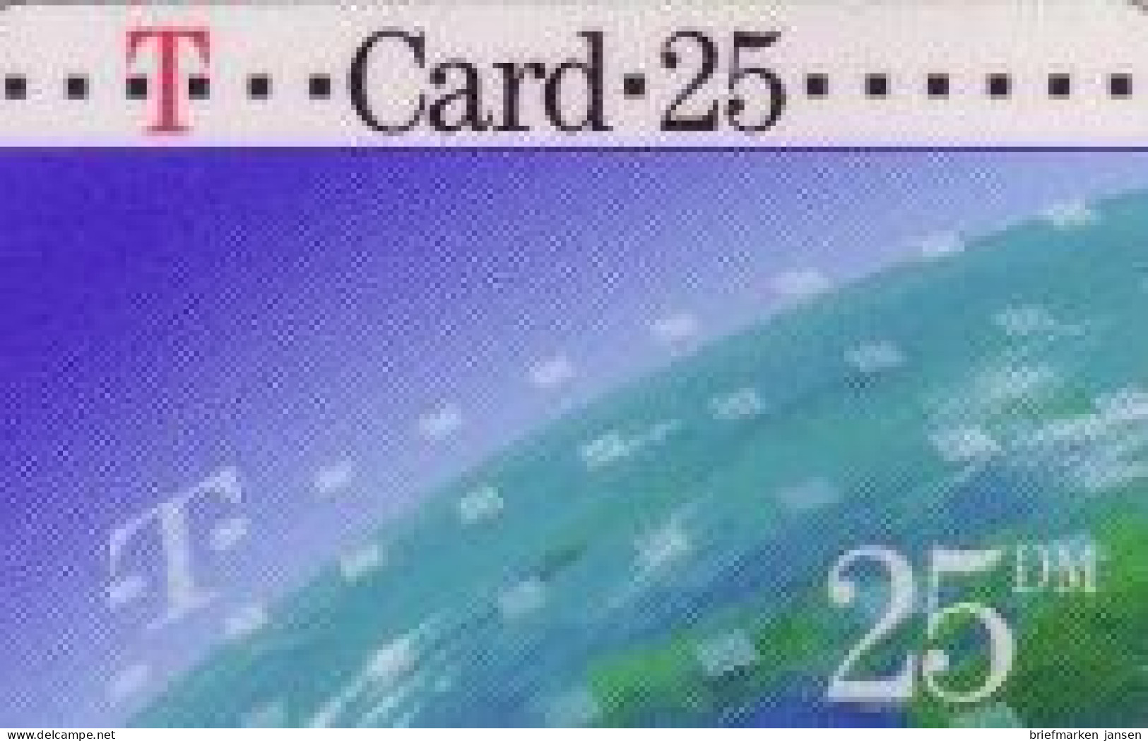Calling Card, T Card, Erdoberfläche, 25 DM - Non Classés