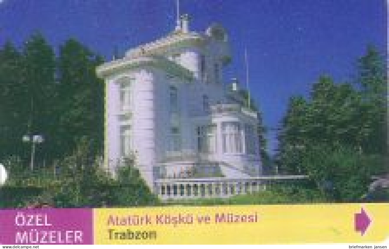 Telefonkarte Türkei, Trabzon - Villa, 30 - Zonder Classificatie