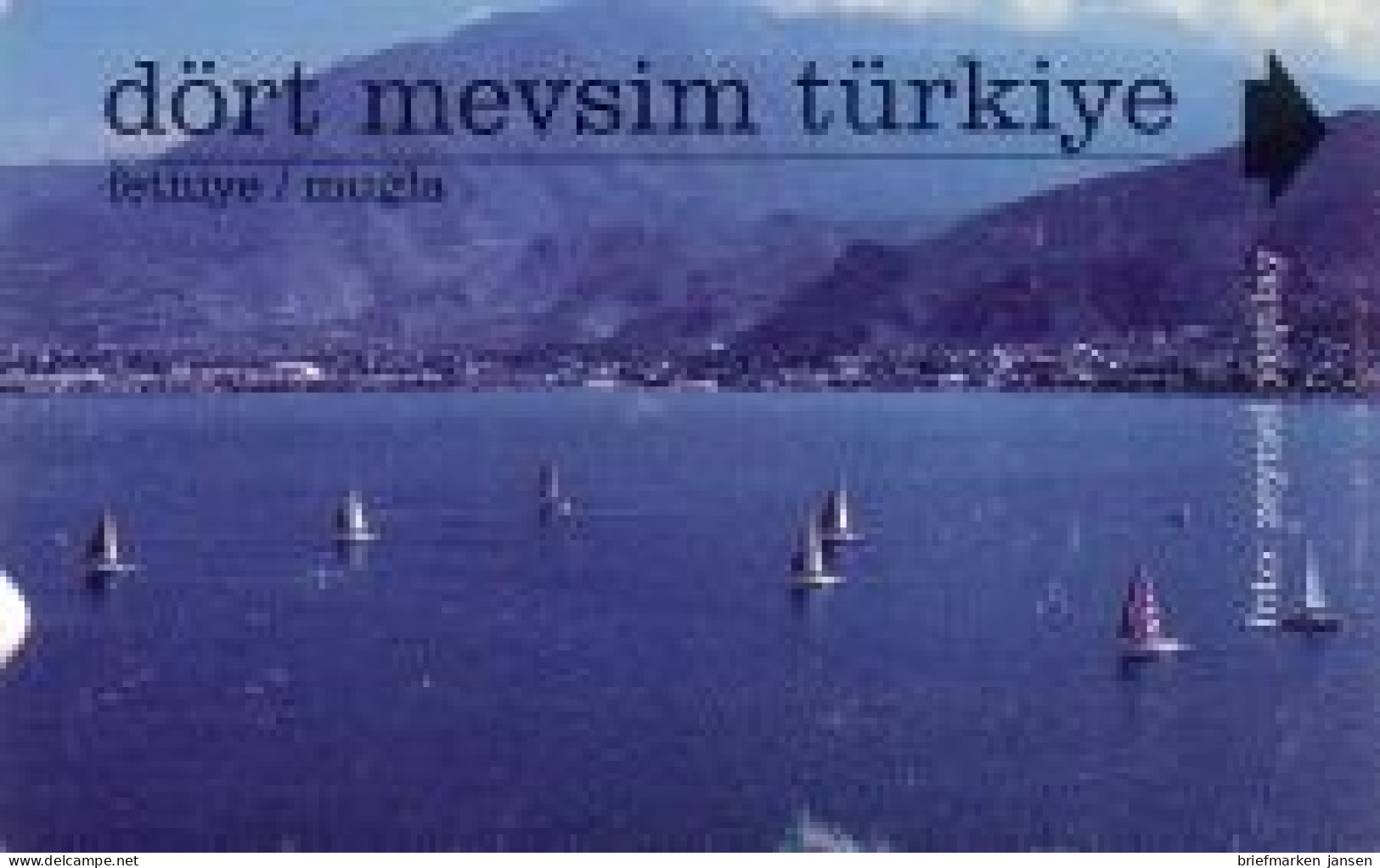 Telefonkarte Türkei, Segelboote, 100 - Ohne Zuordnung