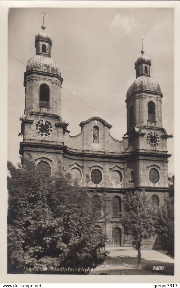 E4538) INNSBRUCK - Stadtpfarrkirche - Tolle Alte FOTO AK - Innsbruck