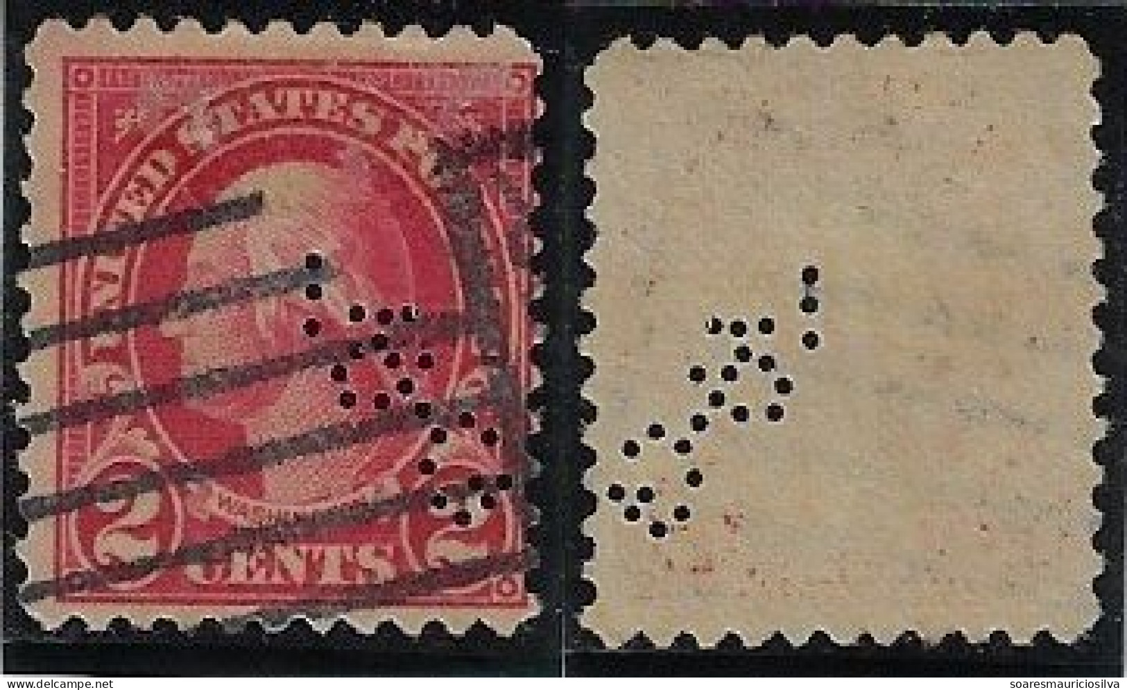 USA United States 1902/1914 Stamp With Perfin I&G By Isler & Guye From New York Lochung Perfore - Perforados