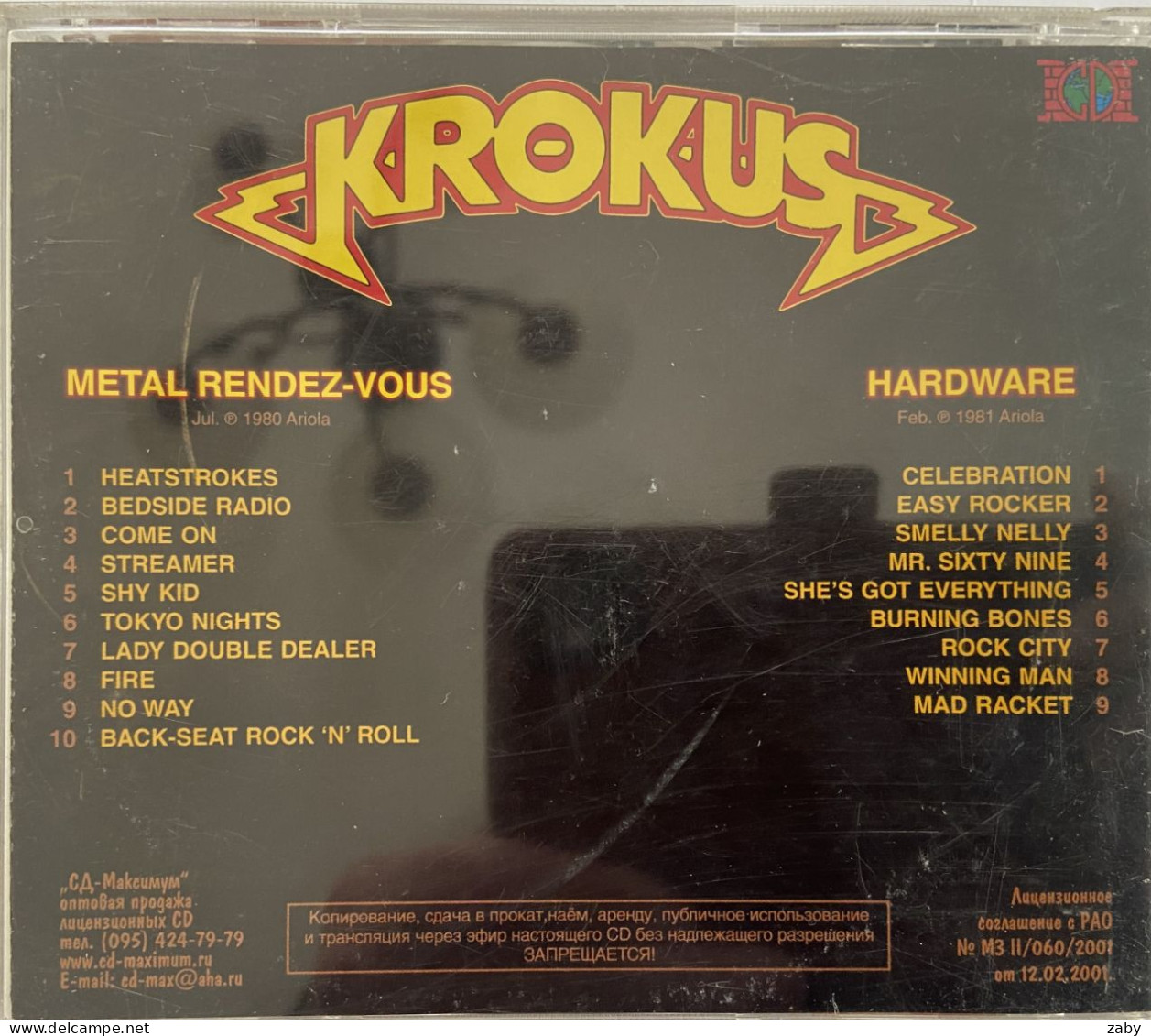 CD De Krokus / Metal Rendez-Vous + Hardware - Hard Rock & Metal