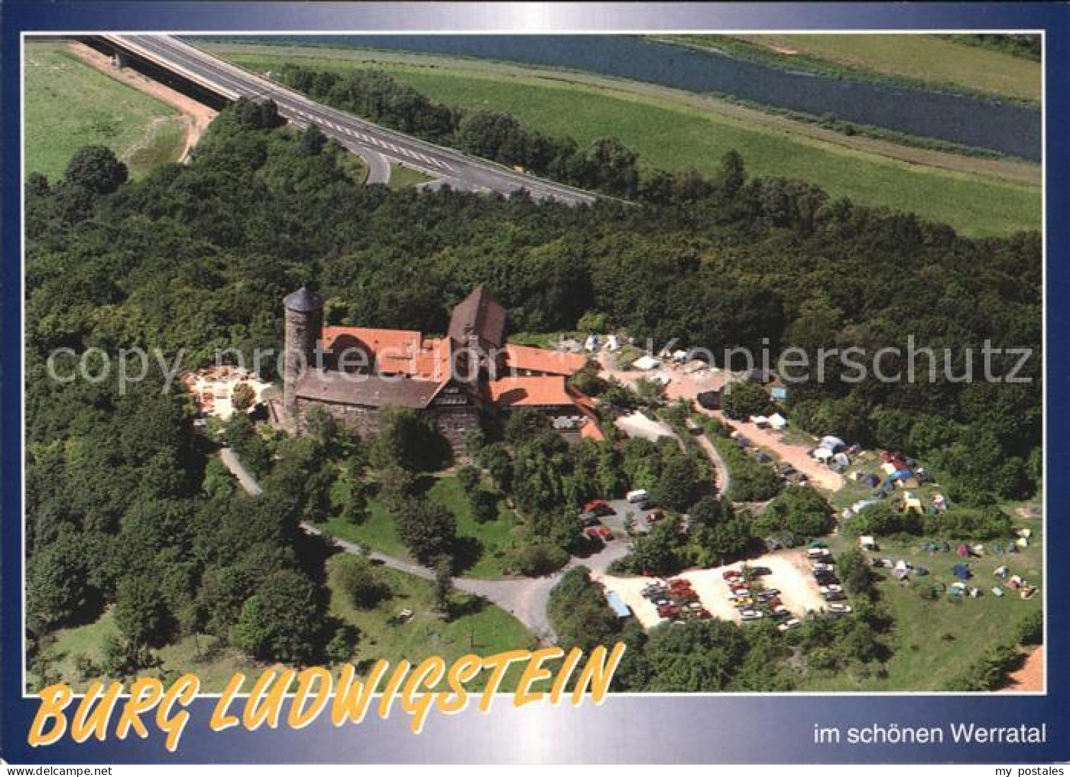 72415678 Ludwigstein Werleshausen FliegeraufnBurgahme  Werleshausen Witzenhausen - Witzenhausen