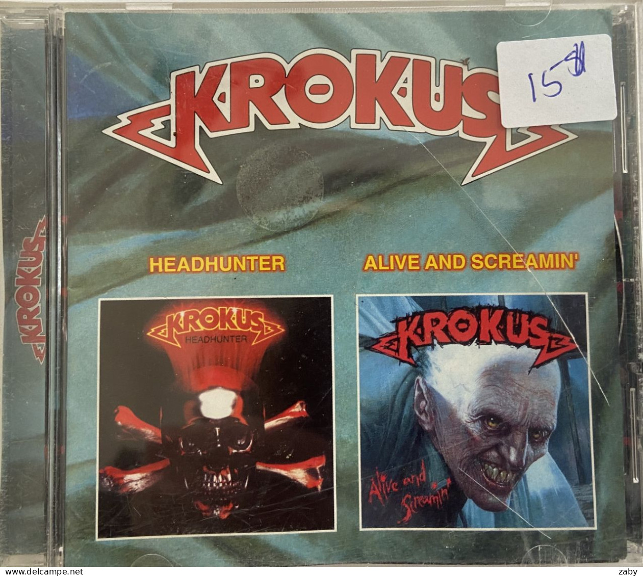 CD De Krokus / Headhunter + Alive And Screamin' - Hard Rock En Metal