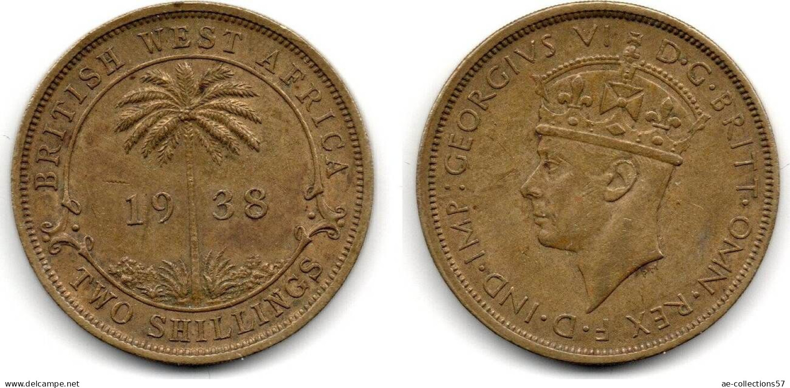 MA 31535 / British West Africa 2 Shillings 1938 TTB - Colonias