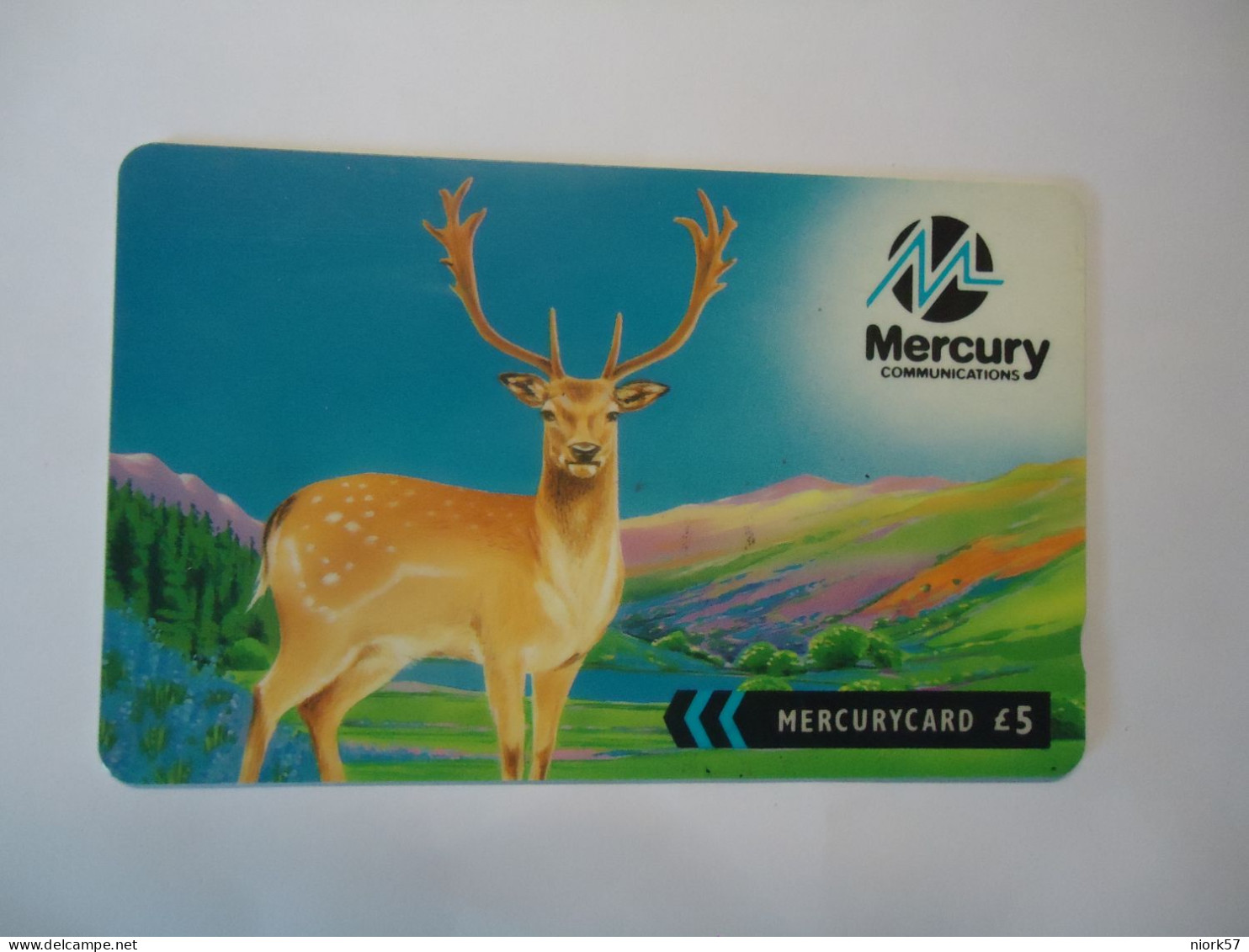 UNITED KINGDOM USED CARDS MERCURYCARD  ANIMALS  ELK - Dschungel