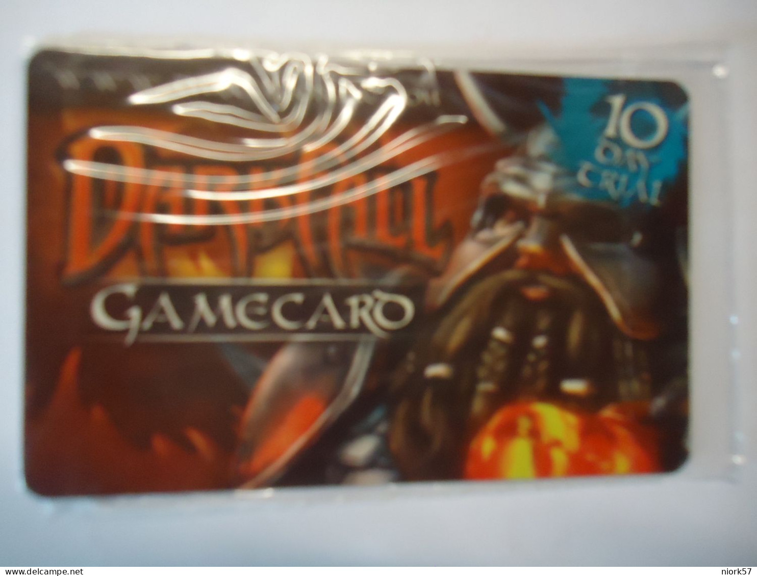 GREECE  PREPAID   MINT   CARDS  CINEMA DARKFALL  GAMECARO   2 SCAN - Cinéma