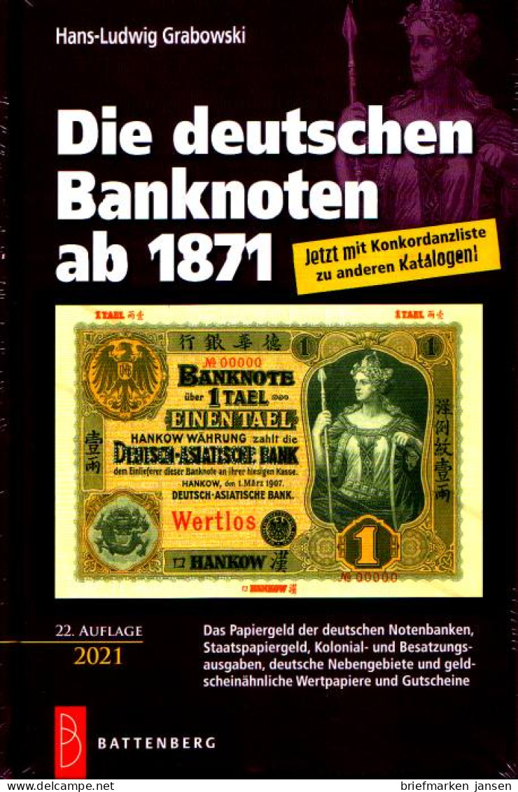 Battenberg (Rosenberg)-Katalog: Die Deutschen Banknoten Ab 1871, 22.Auflage 2021 - Libros & Software