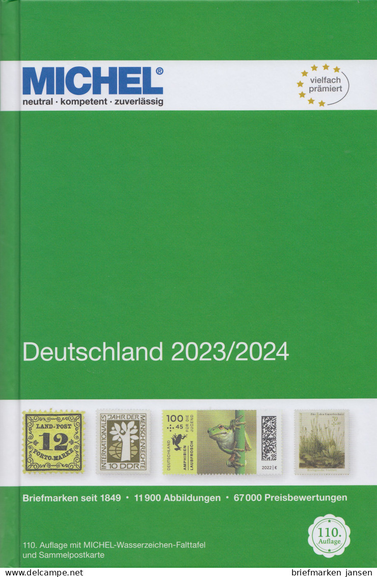 Michel Deutschland Katalog 2023/2024, 110.Auflage Sofort Lieferbar! - Germany