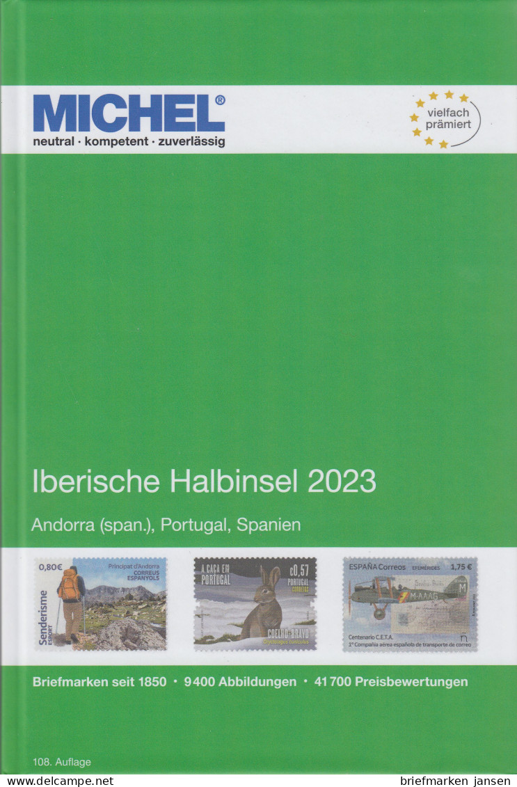 Michel Europa Katalog Band 4 - Iberische Halbinsel 2023, 108. Auflage - Österreich