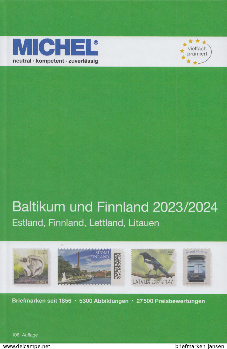 Michel Europa Katalog Band 11 - Baltikum Und Finnland 2023/2024, 108. Auflage - Österreich