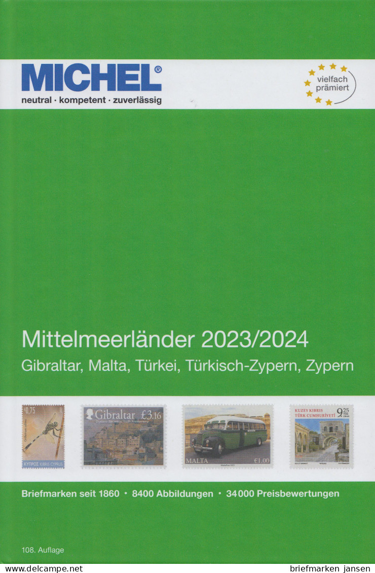 Michel Europa Katalog Band 9 - Mittelmeerländer 2023/2024, 108. Auflage - Austria