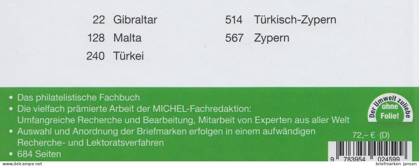 Michel Europa Katalog Band 9 - Mittelmeerländer 2023/2024, 108. Auflage - Österreich