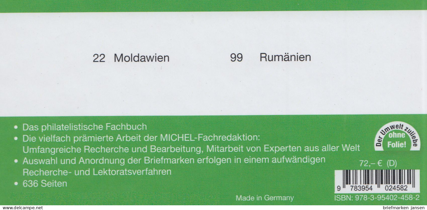 Michel Europa Katalog Band 4 - Südosteuropa 2023 108. Auflage Rumänien Moldawien - Österreich