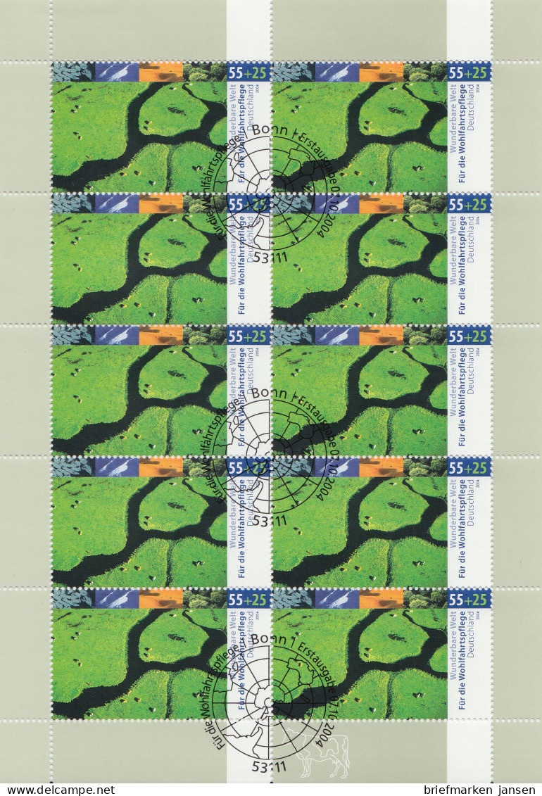 D,Bund Mi.Nr. Klbg. 2425 Wohlfahrt W.Welt-Gemäß. Breiten, Weideland (m.10x2425) - Sonstige & Ohne Zuordnung