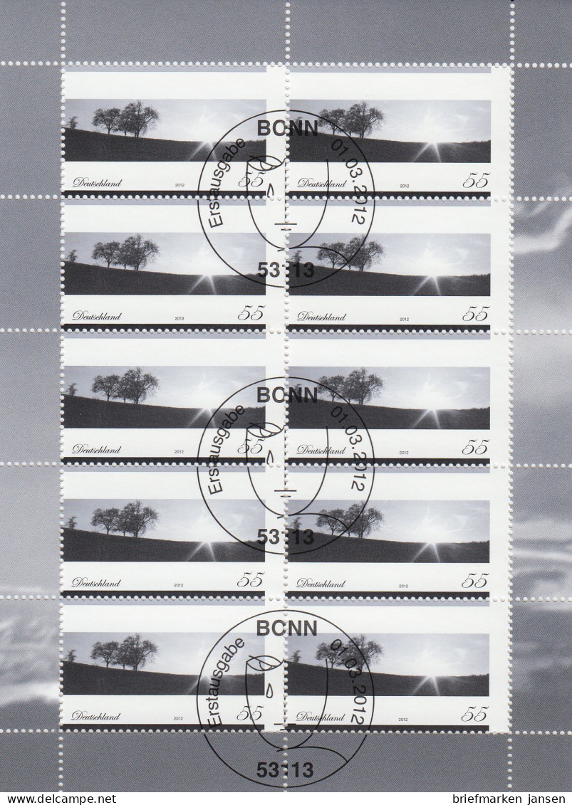 D,Bund Mi.Nr. Klbg.2920 Trauermarke, Landschaft In Abenddämmerung (m.10x2920) - Other & Unclassified