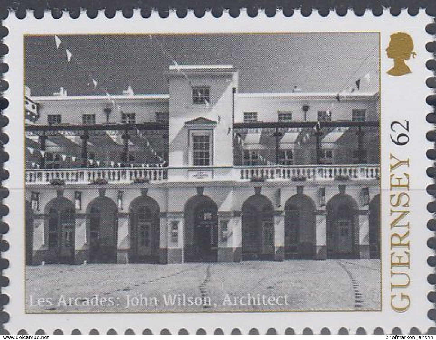 Guernsey MiNr. 1718 Architektur Von John Wilson: Les Arcades (62) - Guernesey