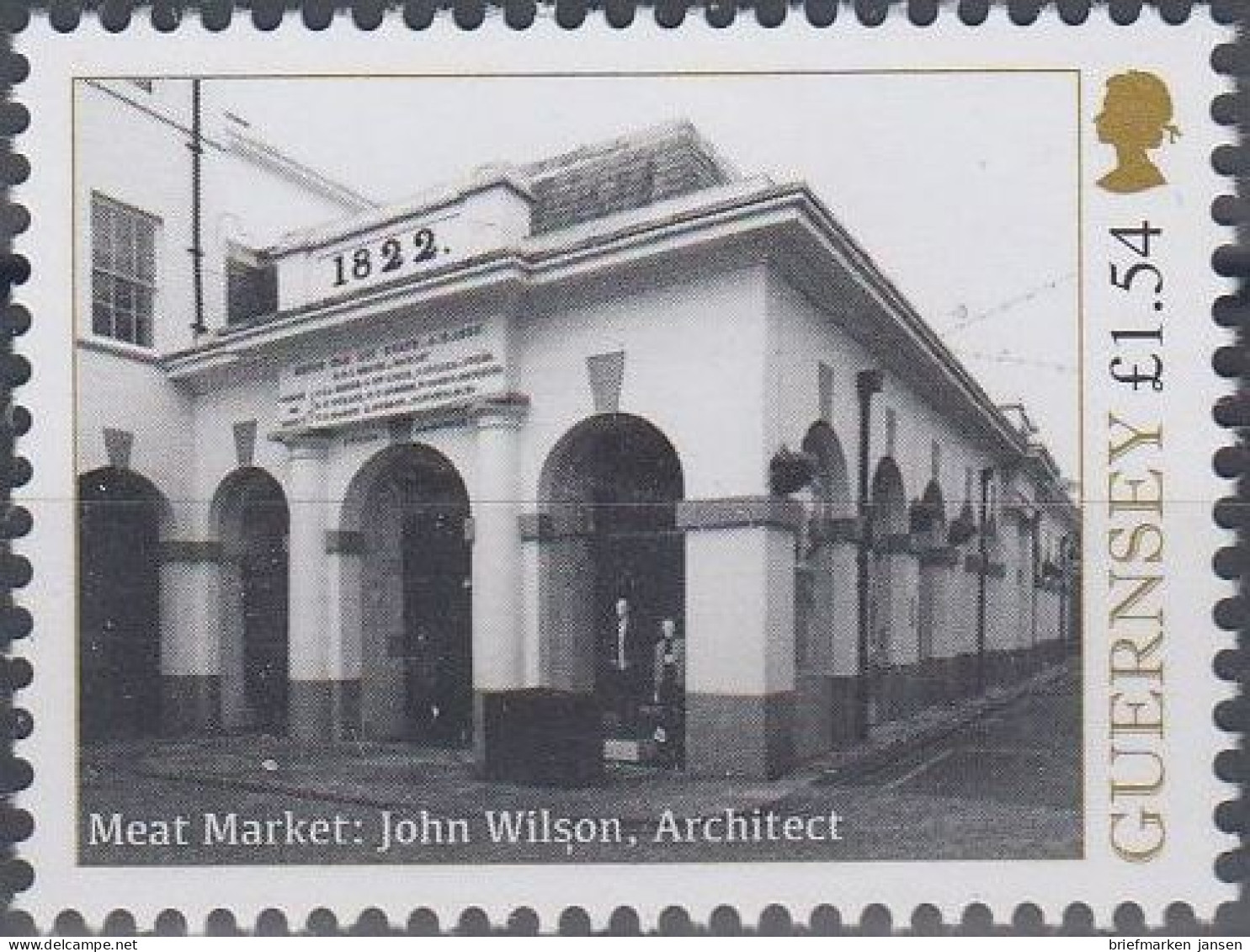 Guernsey MiNr. 1723 Architektur Von John Wilson: Meat Market (1,54) - Guernesey