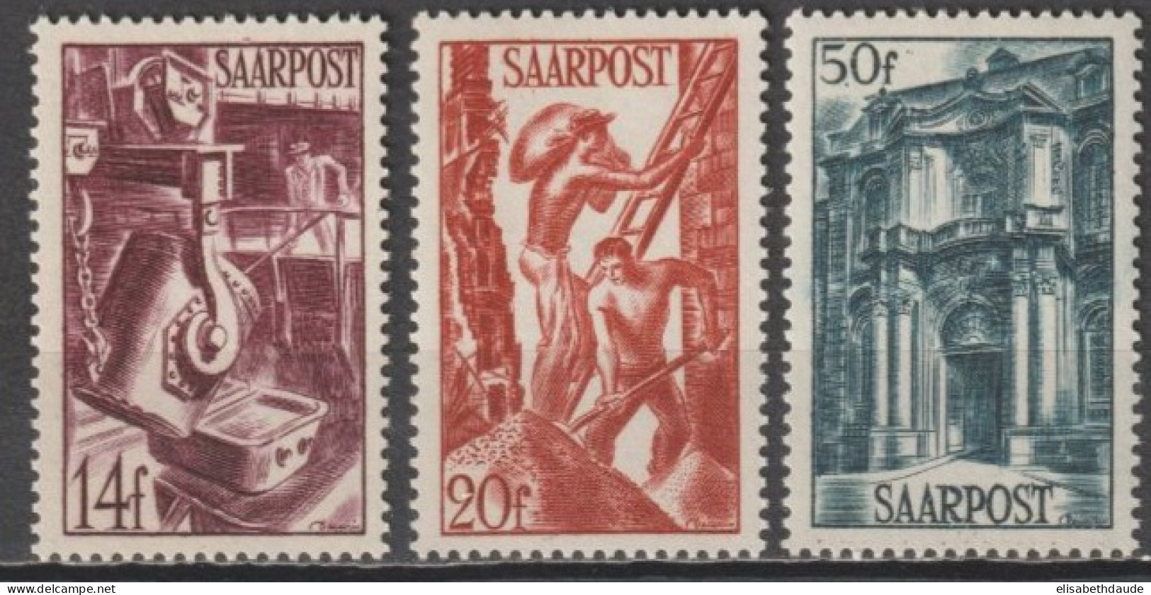 SAAR / SARRE - 1948 - YVERT N° 241/243 ** MNH - COTE = 40 EUR. - Ongebruikt