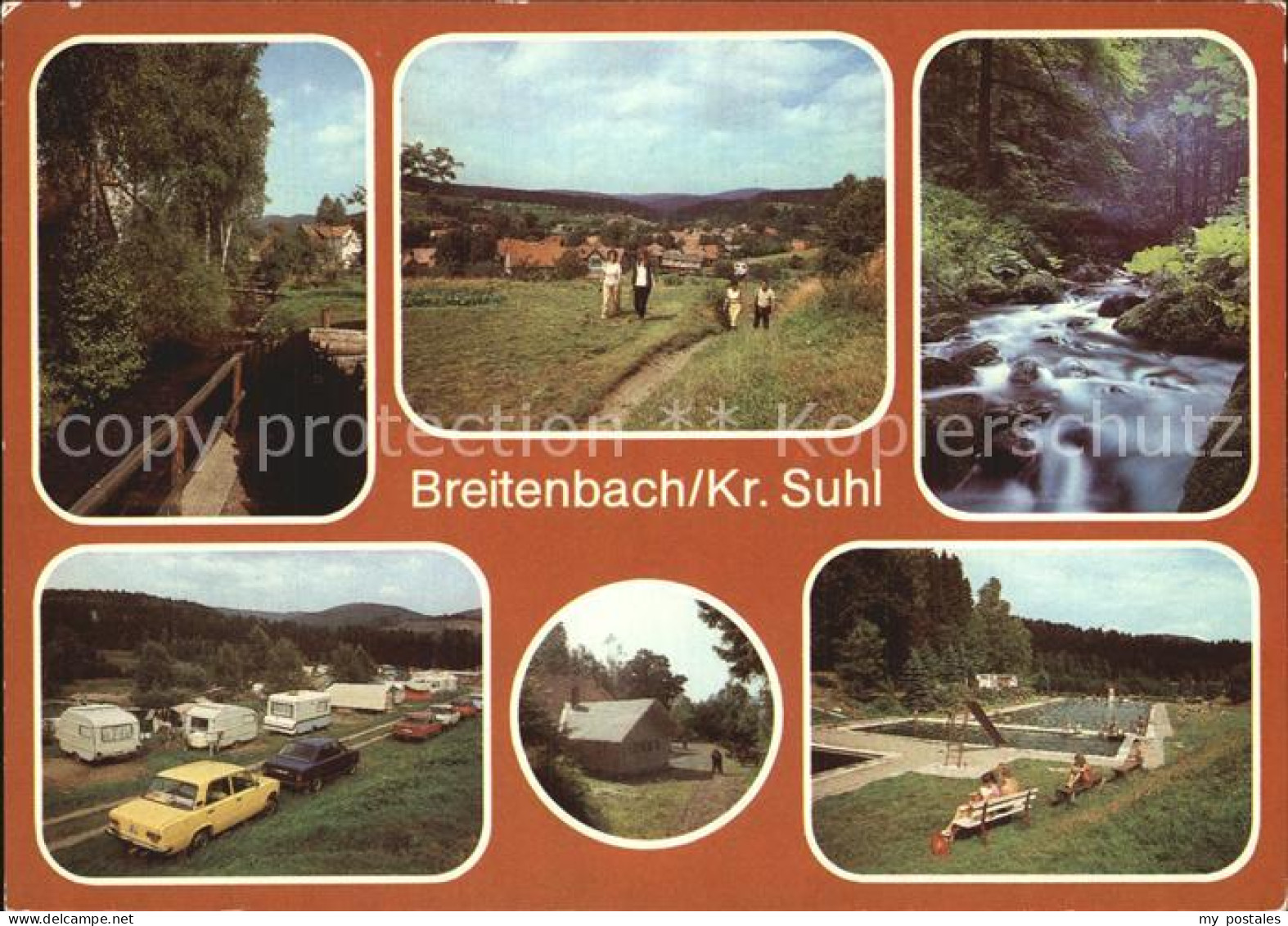 72413959 Breitenbach Erzgebirge Panorama Teilansichten Camping Schwimmbad Johann - Johanngeorgenstadt