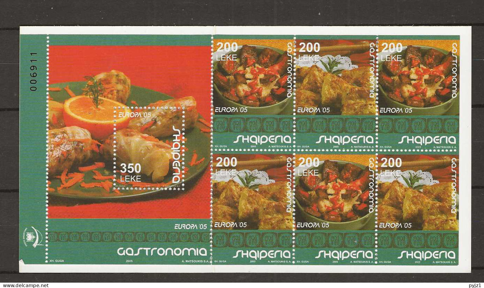 2005 MNH Albania Booklet Postfris** - 2005