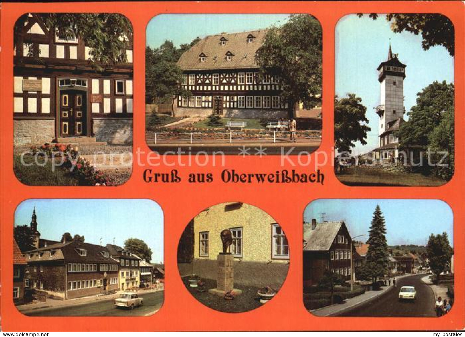 72413920 Oberweissbach Froebelmuseum Portal Markt Gasthaus Zur Schaenke Rathaus  - Oberweissbach