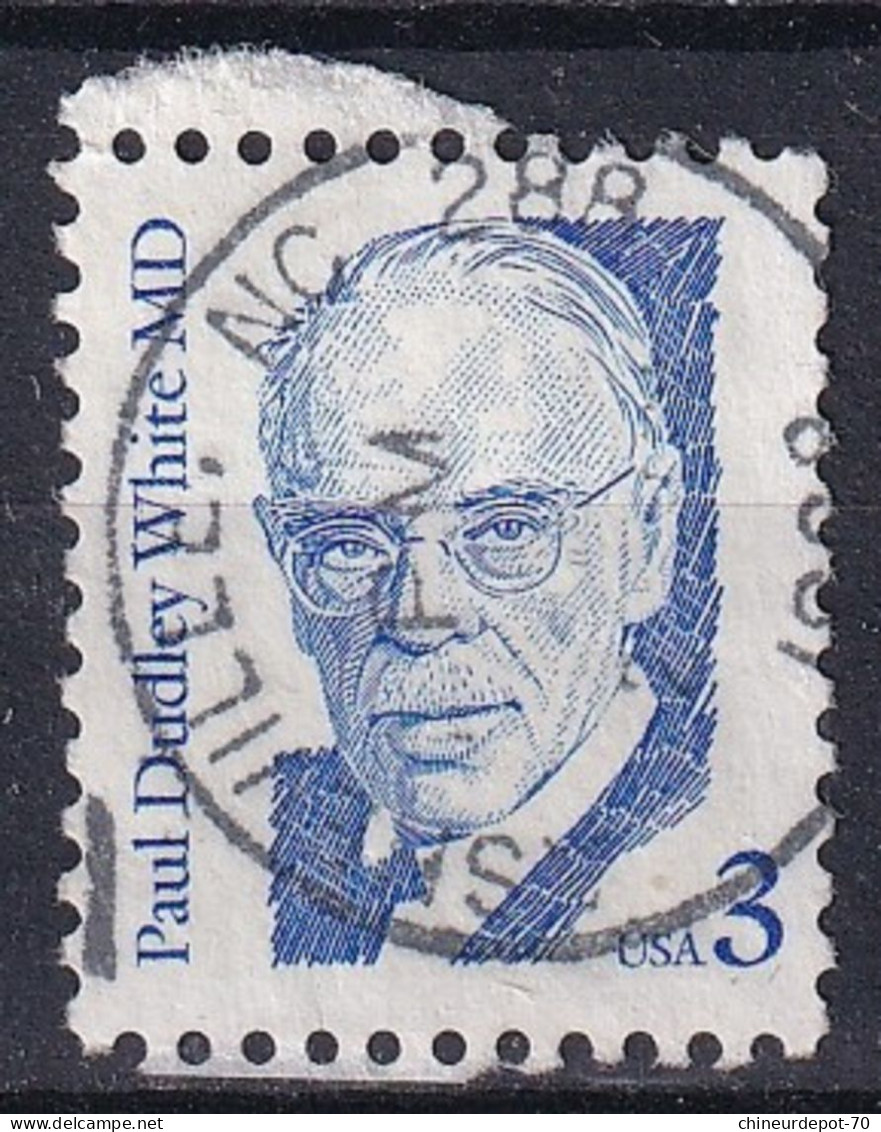 1986 Paul Dudley White CACHET - Usados