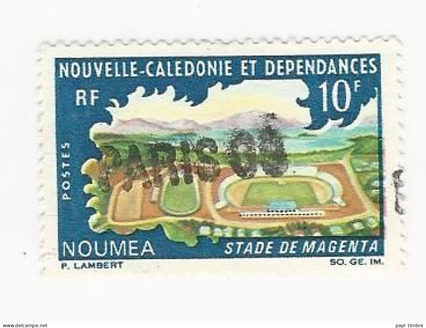 Nouvelle Calédonie - 1968 Complexes Sportifs - N° 337 Oblitéré - Usati