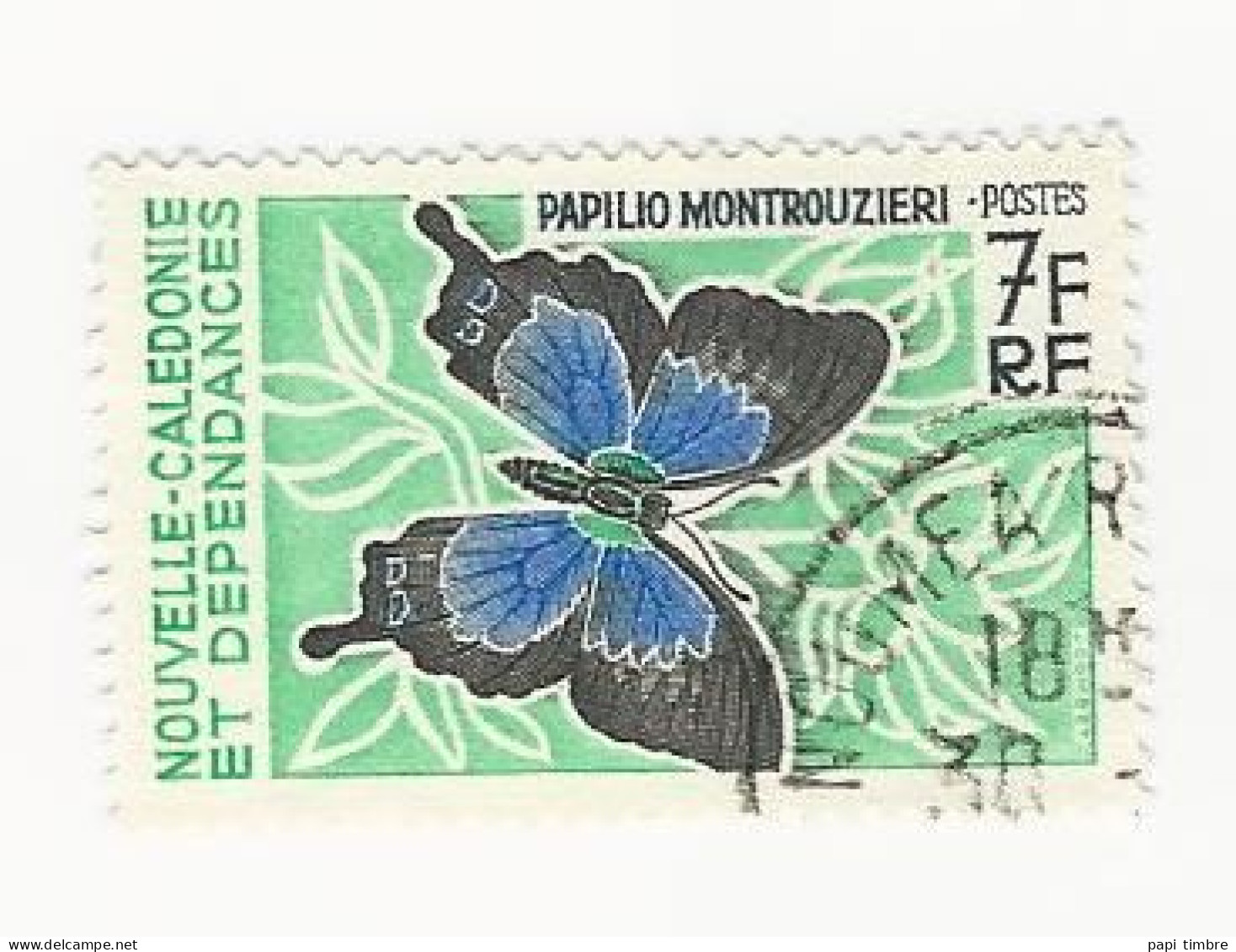 Nouvelle Calédonie - 1967 Papillons - N° 341 Oblitéré - Usati
