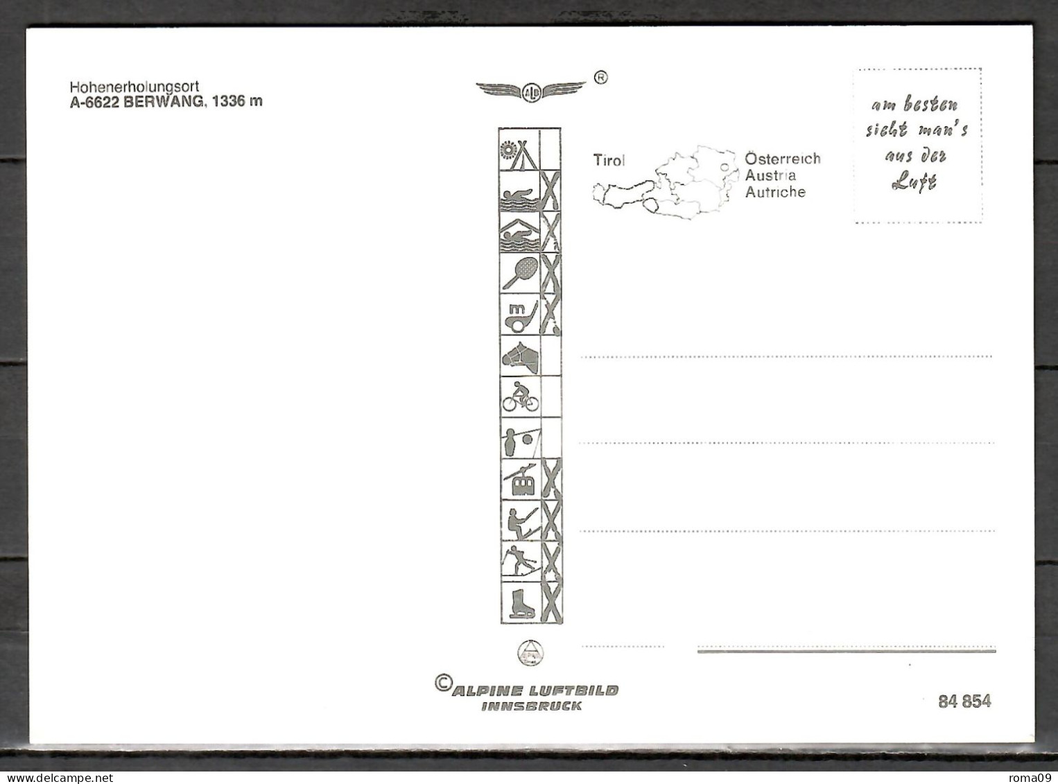 Österreich, Berwang, Luftaufnahme; B-1966 - Berwang