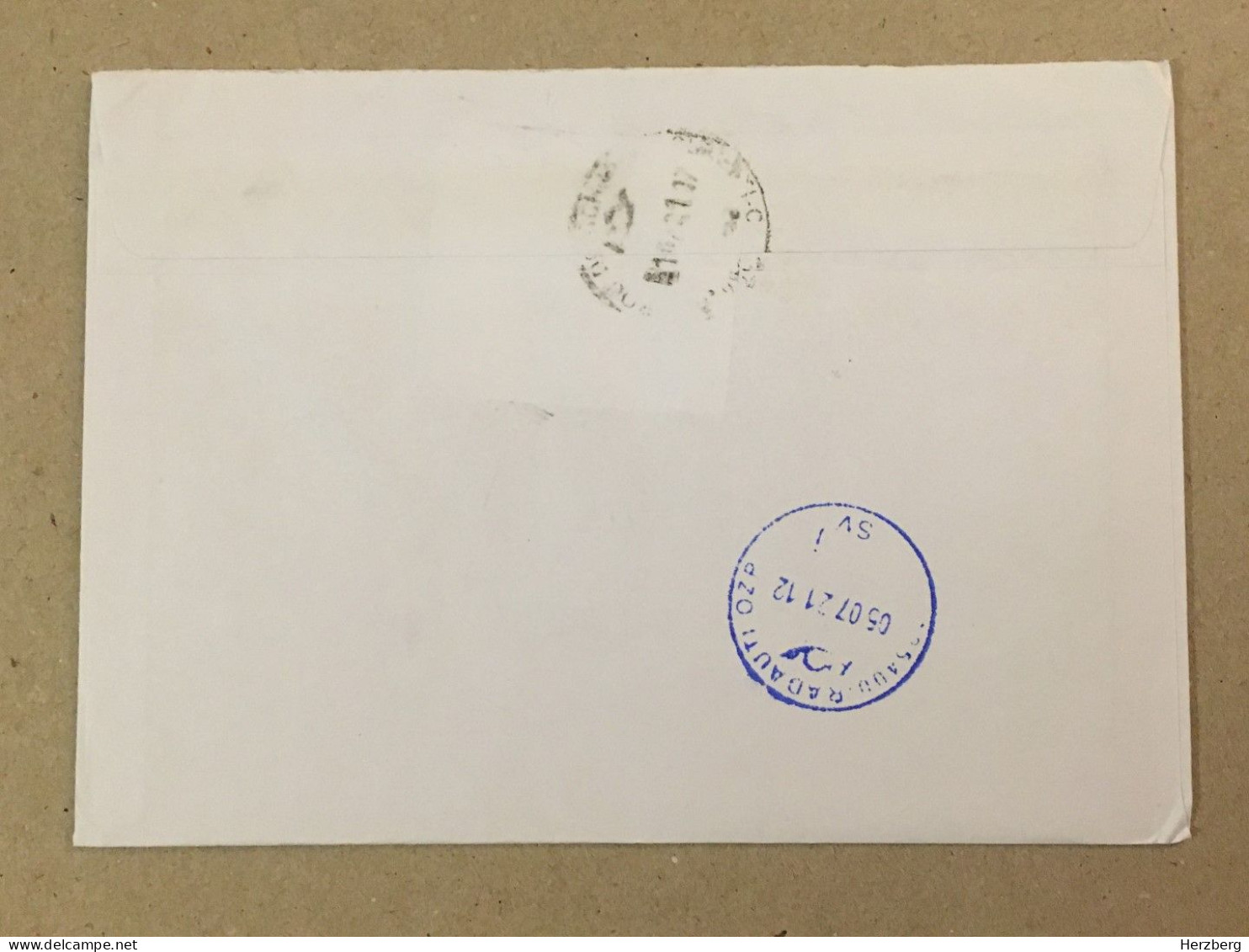 Ceska Republika Ceska Posta Used Letter Stamp Circulated Cover Registered Barcode Label Printed Sticker Praha 2021 - Altri & Non Classificati