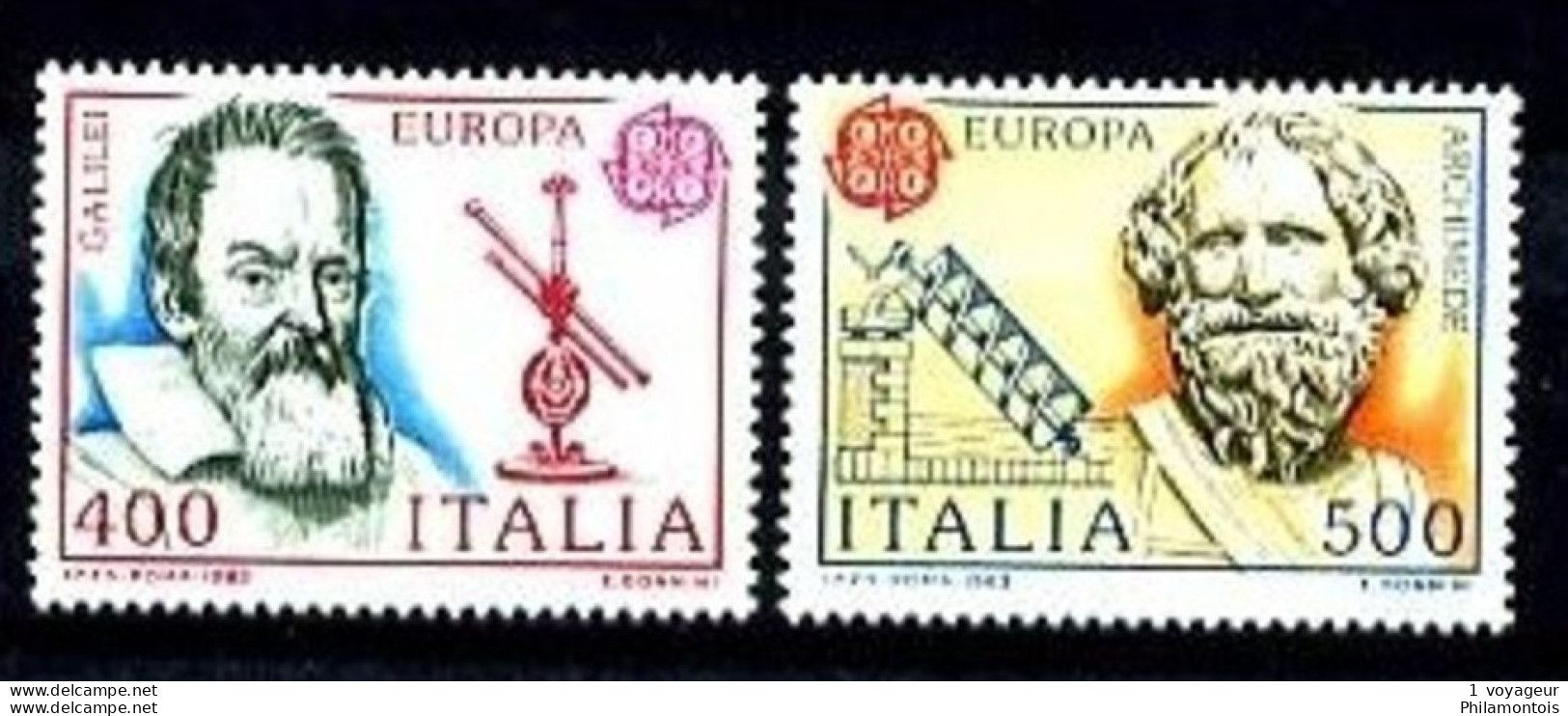 ITALIE  1574 / 1575 - Paire Europa 1983 - Neufs N** - Cote : 16,50 Euros - Très Beaux - 1983