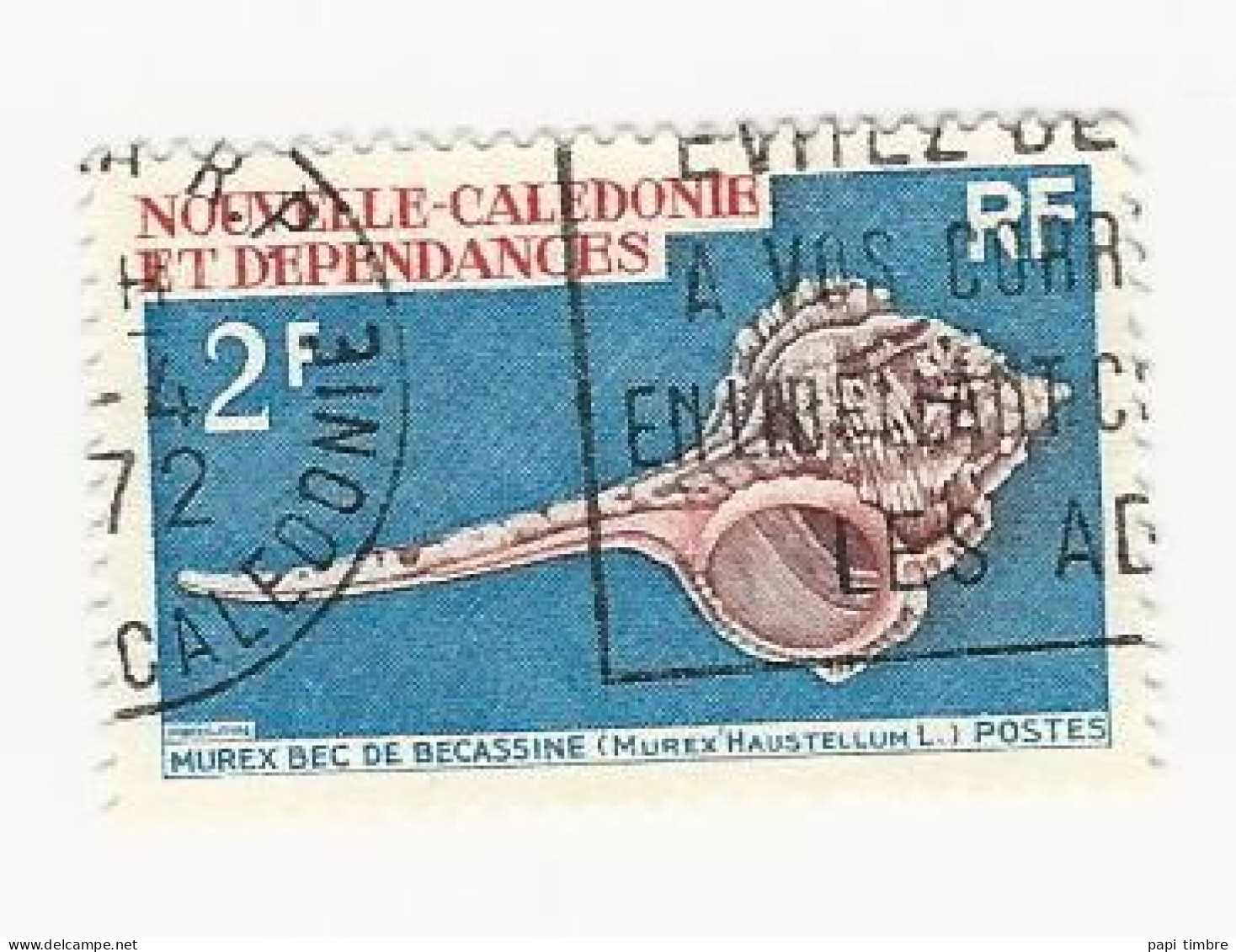 Nouvelle Calédonie - 1969 Coquillages - N° 358 Oblitéré - Used Stamps