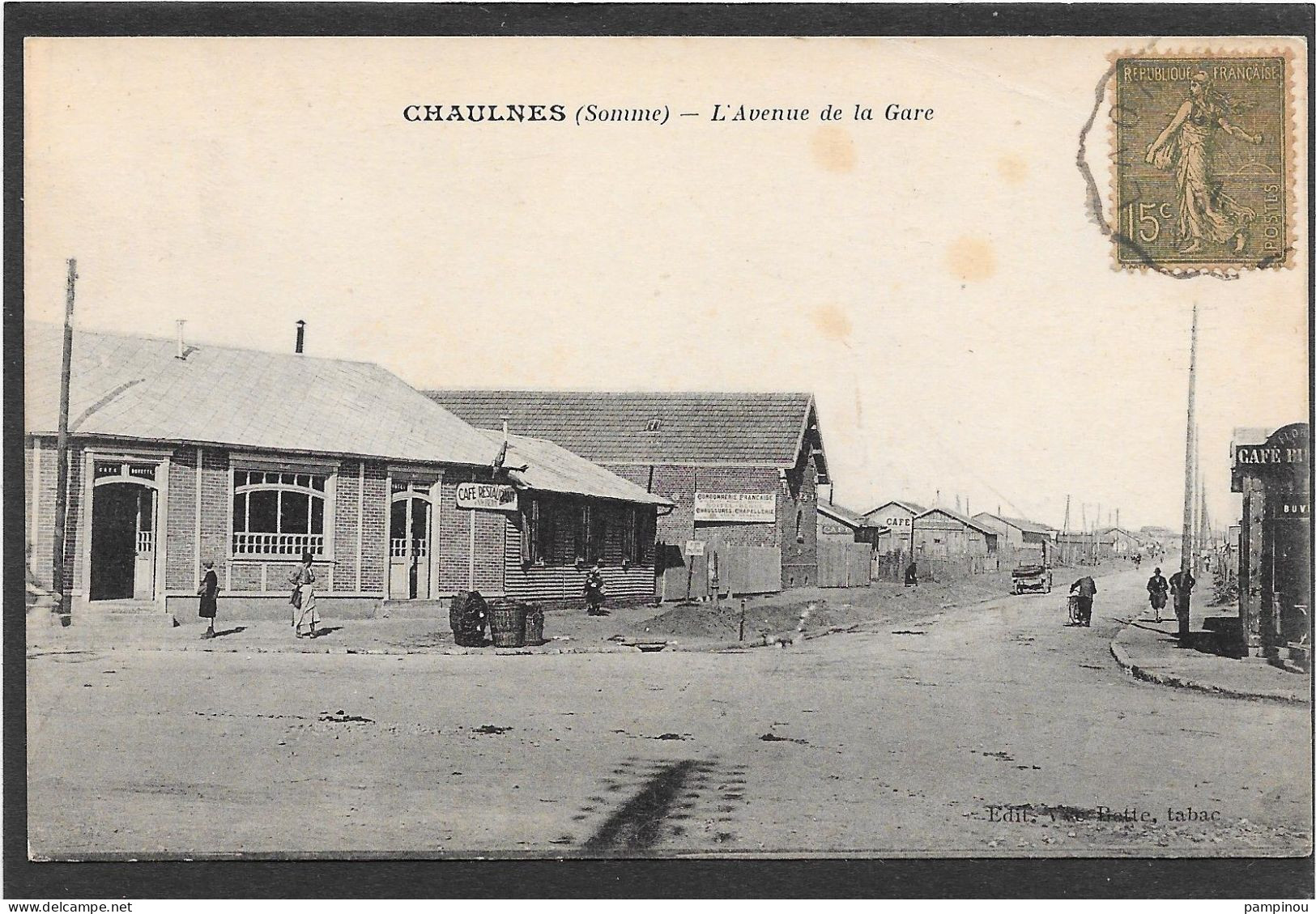 80 CHAULNES - Avenue De La Gare - Chaulnes