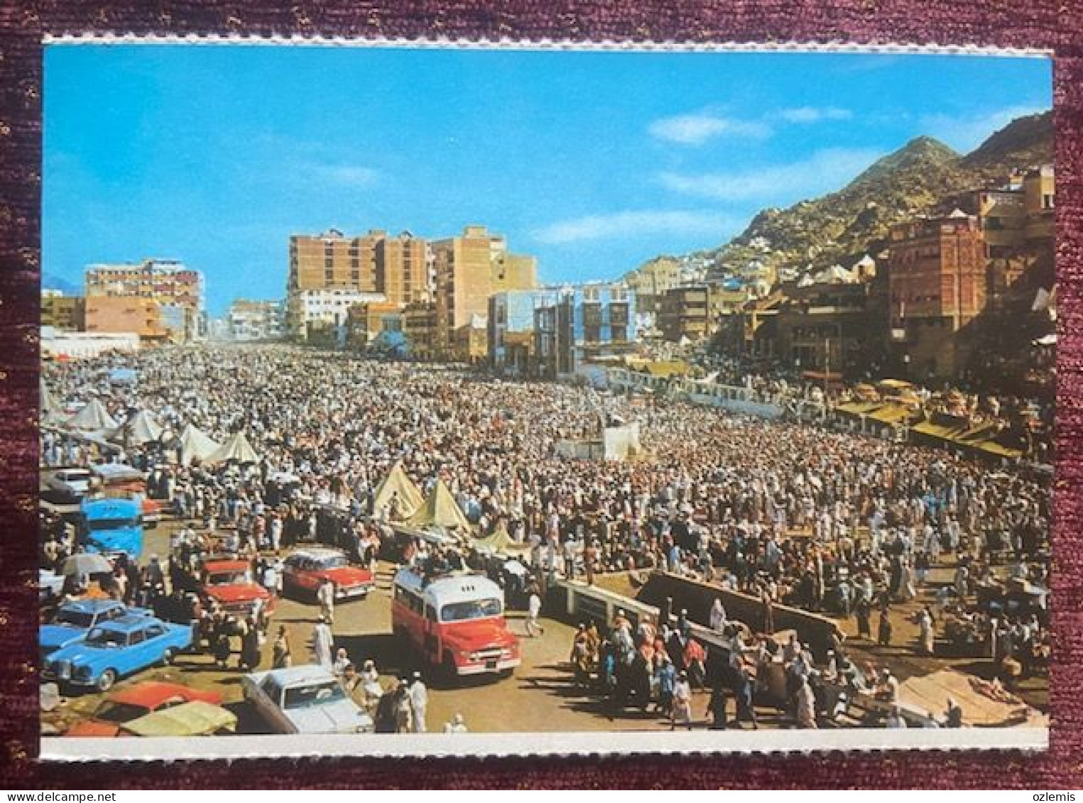 SAUDI ARABI ,MECCA ,,GENERAL VIEW OF DEVILS IN MINA POSTCARD - Arabie Saoudite