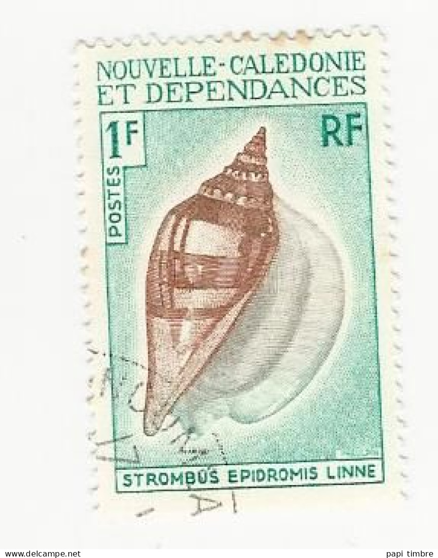 Nouvelle Calédonie - 1970-71 Coquillages - N° 368 Oblitéré - Used Stamps