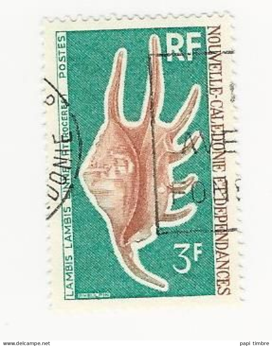 Nouvelle Calédonie - 1972 Coquillages - N° 380 Oblitéré - Gebraucht
