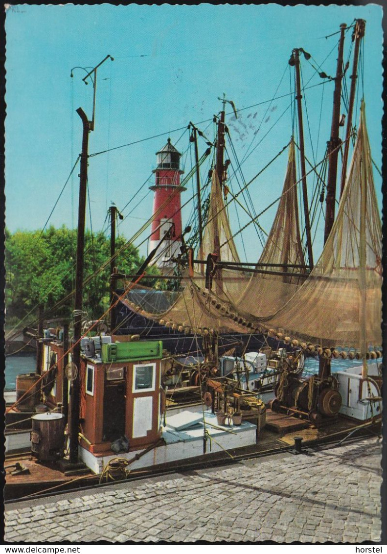 D-26969 Butjadingen - Fischereihafen - Fischerboote - Leuchtturm - Nice Stamp - Bremervörde