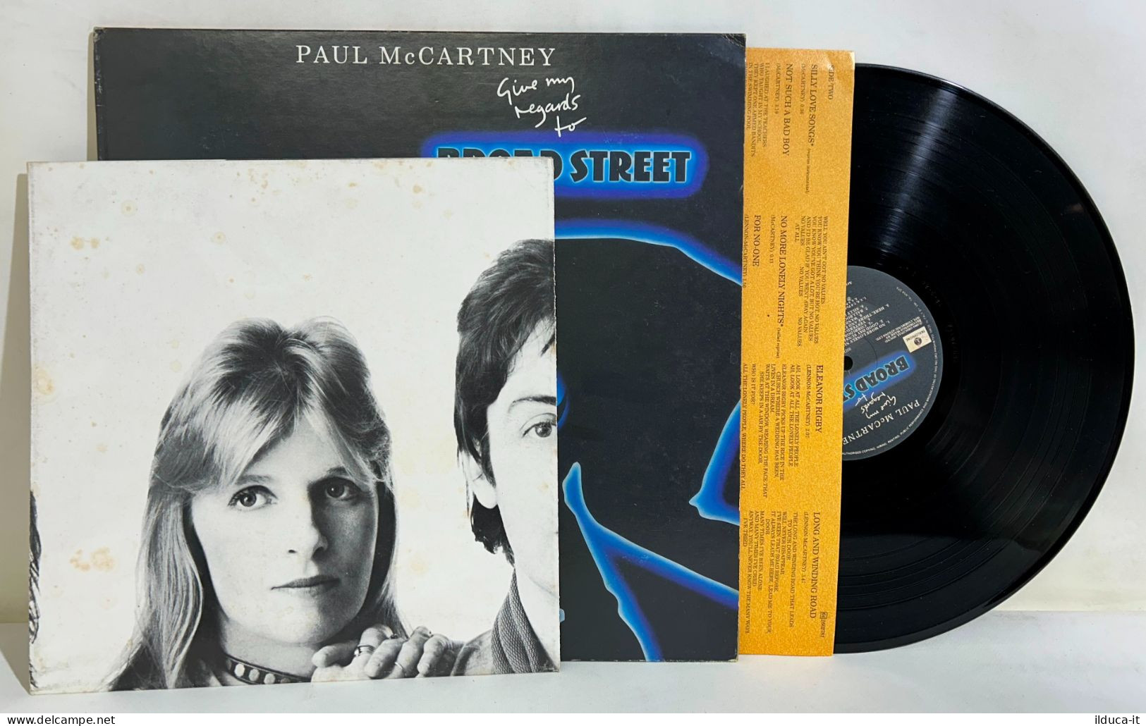 23585 LP 33 Giri Gatefold - Paul McCartney - Give My Regards To Broad Street + Poster - Disco, Pop