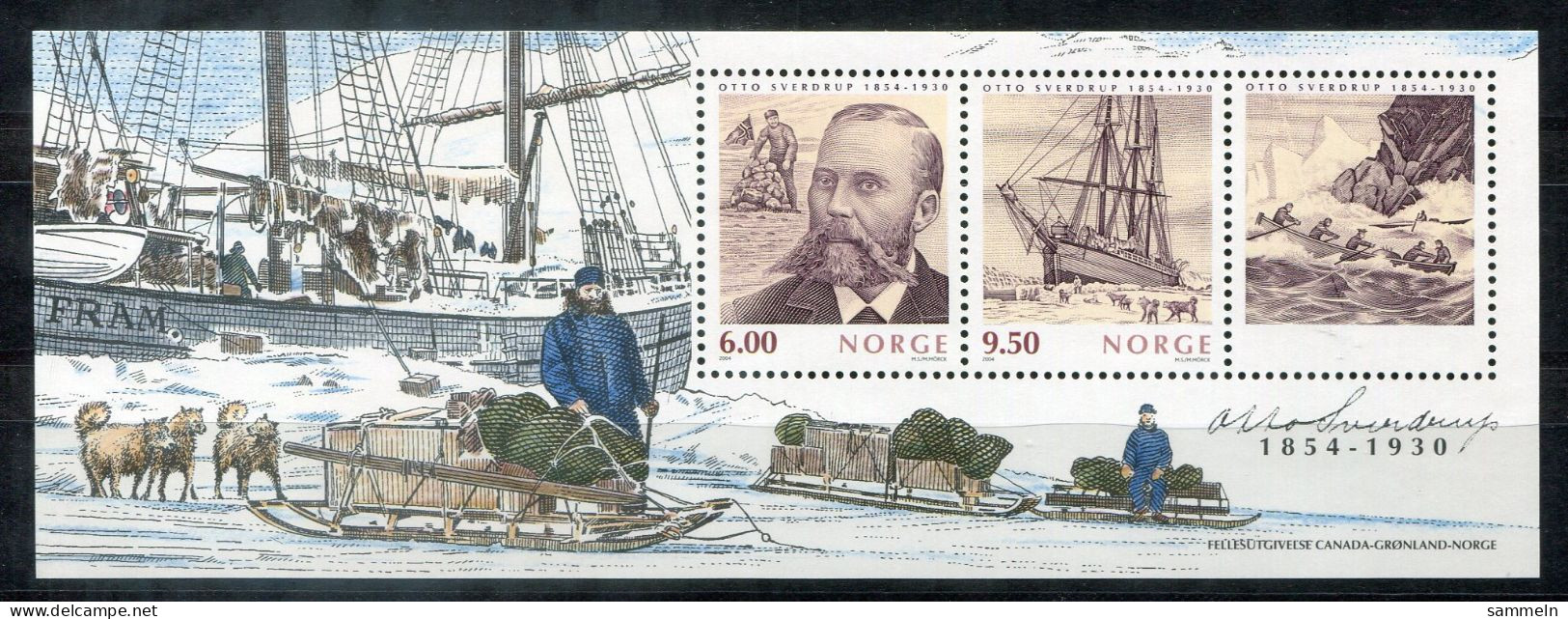 NORWEGEN - Block 26, Bl.26 Mnh - Otto Sverdrup, Schiff, Ship, Bateau - NORWAY / NORVÈGE - Blocks & Sheetlets