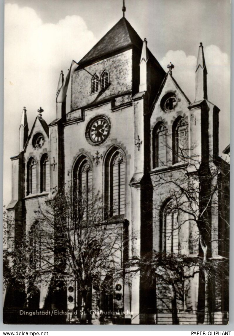 0-5603 DINGELSTÄDT/ Eichsfeld, Gertrudenkirche, 1969 - Heiligenstadt