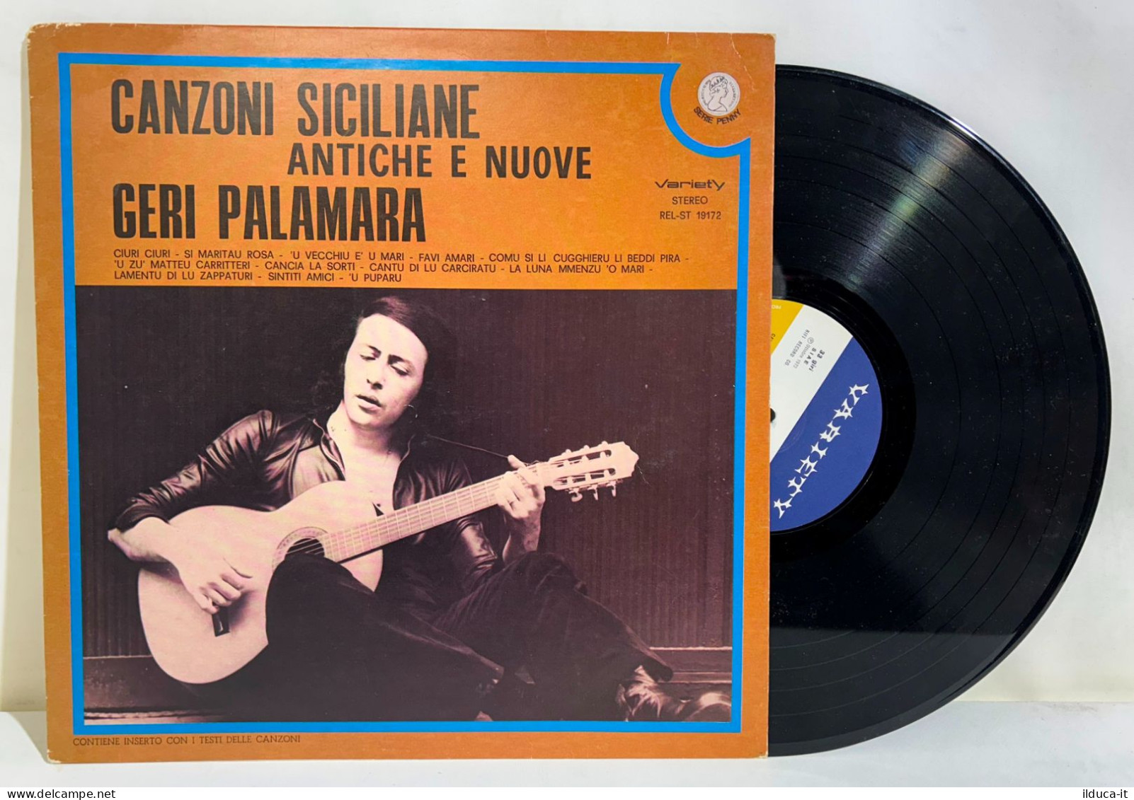 23587 LP 33 Giri - Geri Palamara - Canzoni Siciliane Antiche E Nuove - 1973 - Autres - Musique Italienne