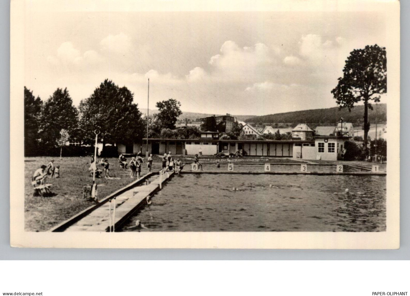 0-5603 DINGELSTÄDT/ Eichsfeld, Schwimmbad, 1956 - Heiligenstadt